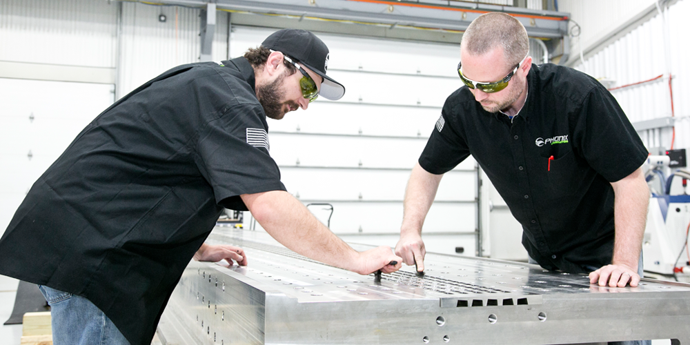 Fusion Welding on 14-ton stainless steel — Phoenix Laser Solutions