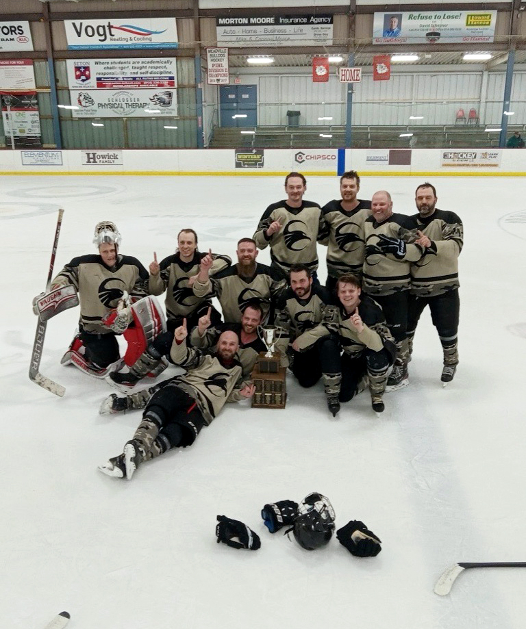 Meadville N.O.H.L. Adult League Hockey Team Champions!