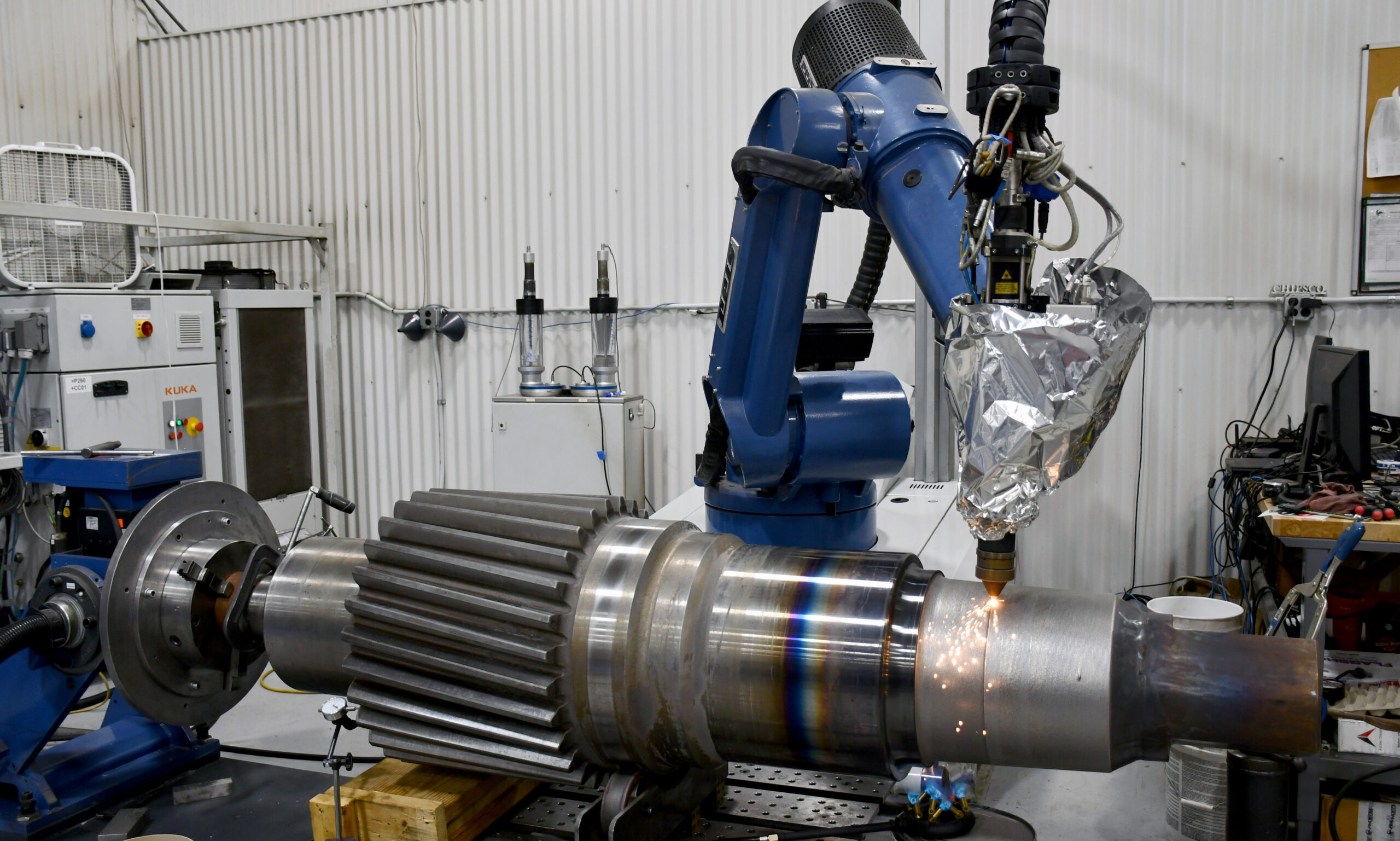 Laser Cladding Pinion Shafts